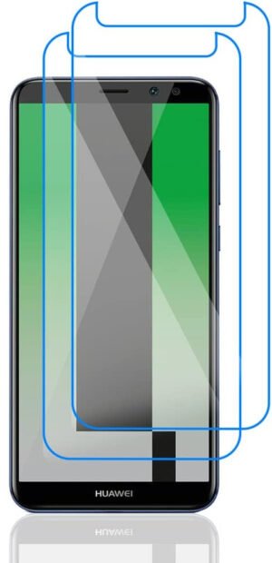 10 Pellicole vetro per Huawei Mate10 lite oleofobico antiriflesso screen protector