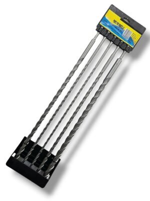 Punte 5 pz per trapano demolitore 60 cm martello attacco sds plus  x muro