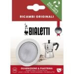 Bialetti  Ricambio per cafettiera mokina  guarnizione 1/2 tazza + piastrina
