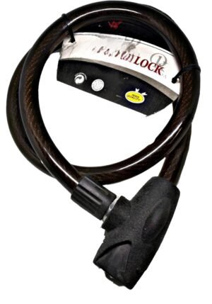 Cavo Antifurto Moto Corda Intrecciata con 2 Chiavi a Cilindro monoblocco 21x120